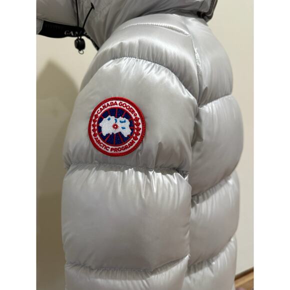 Canada Goose Womens XS Cypress Puffer Down Parka Winter Coat Silverbirch Gray - Picture 4 of 12